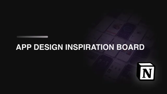 App design inspiration board cover image